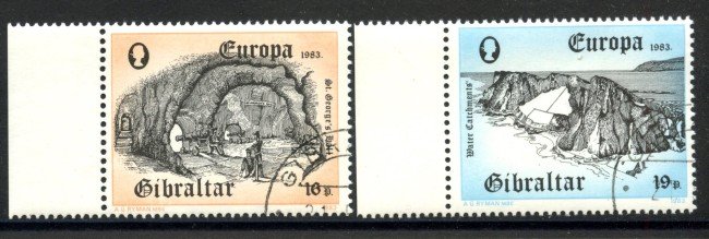 1983 - GIBILTERRA - LOTTO/41342US - EUROPA 2v. - USATI
