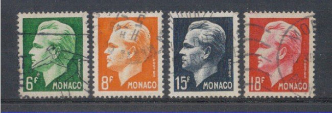 1951 - LOTTO/8609U - MONACO - RANIERI III° 4v. USATI