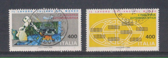 1983 - LOTTO/6778UD - REPUBBLICA - LAVORO ITALIANO 4° - USATI