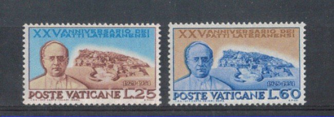 1954 - LOTTO/5836L - VATICANO - PATTI LATERANENSI 2v. LING.
