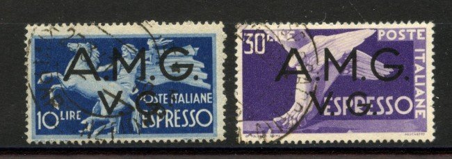 1945/47 - VENEZIA GIULIA - GOVERNO MILITARE - LOTTO/40125 - ESPRESSI 2v. - USATI