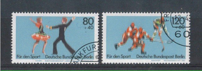 1983 - LBF/2100 - BERLINO - AIUTO ALLO SPORT 2v. - USATI
