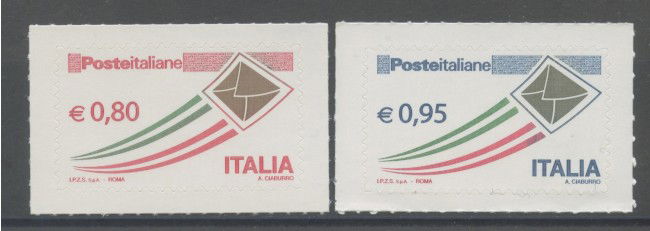 2014 - REPUBBLICA - POSTA ORDINARIA  2v. - NUOVI - LOTTO/36876