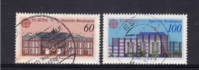1990 - GERMANIA FEDERALE - EUROPA 2v. - USATI - LOTTO/31276U