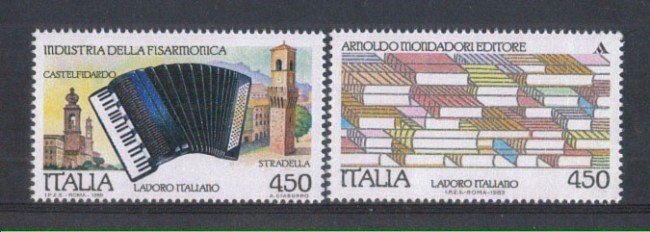 1989 - LOTTO/6930 - REPUBBLICA - LAVORO ITALIANO 3°