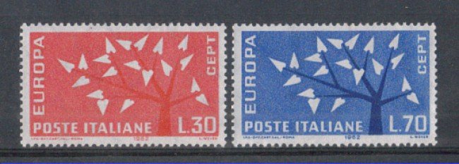 1962 - LOTTO/6404 - REPUBBLICA - EUROPA 2v.