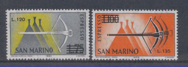 1965 - LOTTO/7898 - SAN MARINO - ESPRESSI