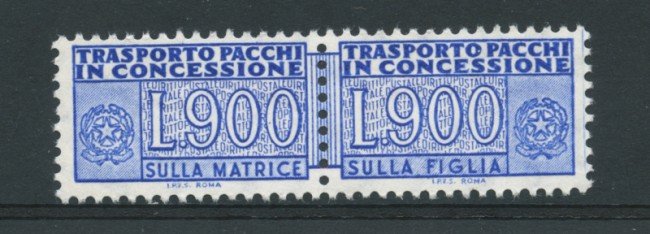1981 - LOTTO/17412 - REPUBBLICA - 900 L. PACCO CONCESSIONE - NUOVO