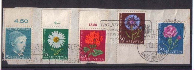 1963 - LBF/2861 - SVIZZERA - PRO JUVENTUTE CPL.
