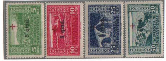 1924 - LOTTO/3703 - ALBANIA - PRO CROCE ROSSA