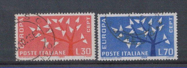 1962 - LOTTO/6404U - REPUBBLICA - EUROPA 2v. USATI