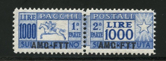 1954 - LOTTO/13218 - TRIESTE A - 1000 LIRE PACCHI POSTALI CAVALLINO - NUOVO