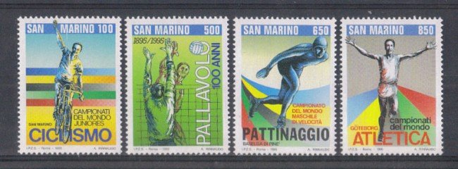 1995 - LOTTO/8151 - SAN MARINO - SPORT NEL MONDO