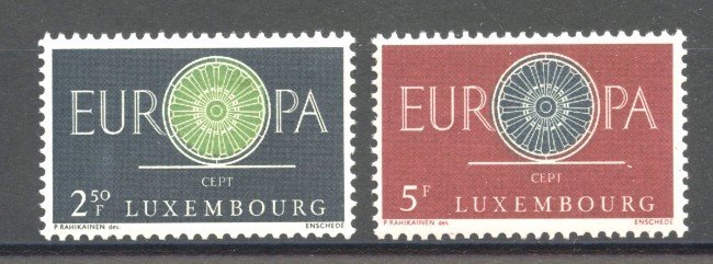 1960 - LUSSEMBURGO - LOTTO/41191 - EUROPA 2v. - NUOVI