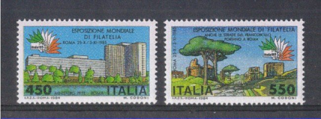 1984 - LOTTO/6810 - REPUBBLICA - EXPO ITALIA 85 - NUOVI
