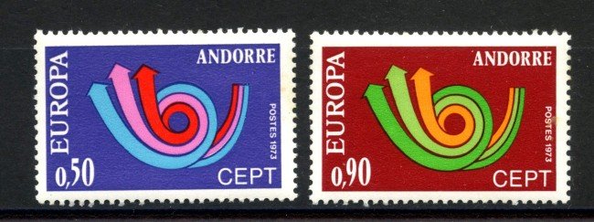 1973 - ANDORRA FRANCESE - LOTTO/41193 - EUROPA 2v. - NUOVI