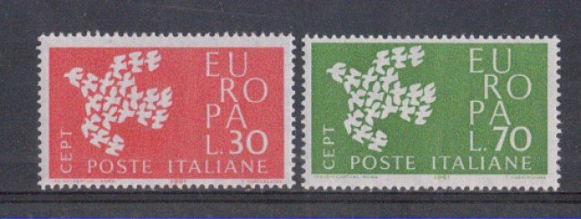 1961 - LOTTO/6396 - REPUBBLICA  - EUROPA 2v.