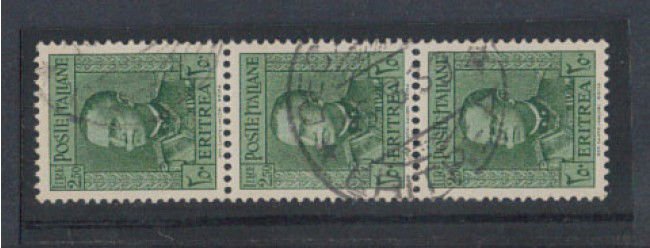 1931 - LOTTO/ERIT202US - ERITREA -  2,50 LIRE VERDE STRISCIA - USATO