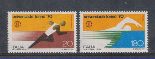 1970 - LOTTO/6527 - REPUBBLICA - UNIVERSIADI