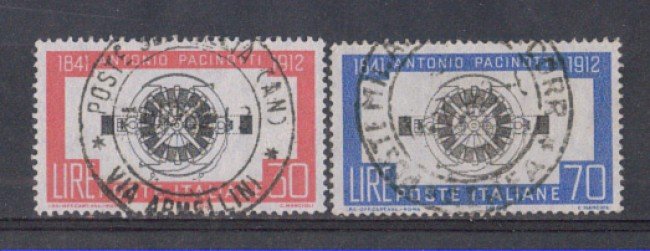 1962 - LOTTO/6400U - REPUBBLICA - A.PACINOTTI 2v. USATI