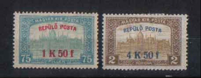 1918 - LOTTO/3732 - UNGHERIA - POSTA AEREA