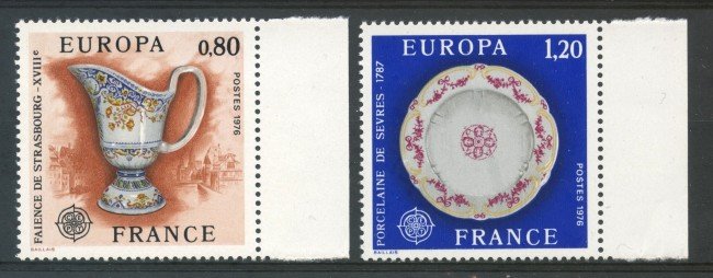 1976 - FRANCIA - EUROPA 2v. - NUOVI - LOTTO/30089