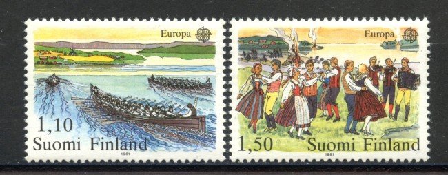 1981 - FINLANDIA - LOTTO/41471 - EUROPA 2v. - NUOVI