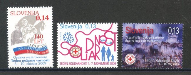 2009 - SLOVENIA - BENEFICENZA 3v. - NUOVI - LOTTO/34425