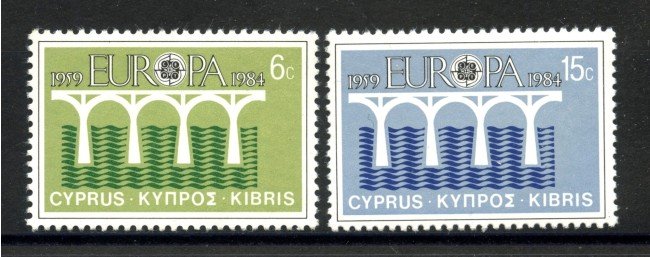 1984 - LOTTO/41262 - CIPRO - EUROPA 2v. - NUOVI