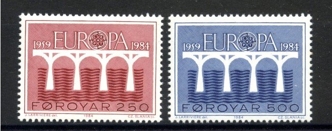 1984 - LOTTO/41266 - FAEROER - EUROPA 2v. - NUOVI