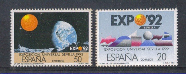 1987 - LOTTO/3083 - SPAGNA - EXPO 92