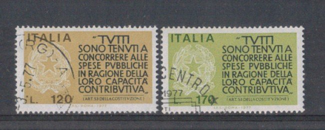 1977 - LOTTO/6660U - REPUBBLICA - REDDITI - USATI