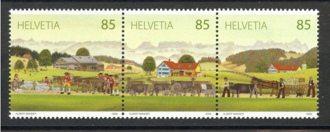 2009 - SVIZZERA - LOTTO/37718 - CANTONE APPENZELLO 3v. - NUOVI