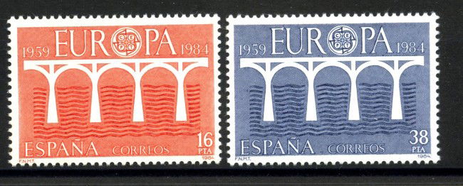 1984 - LOTTO/41288 - SPAGNA - EUROPA 2v. - NUOVI