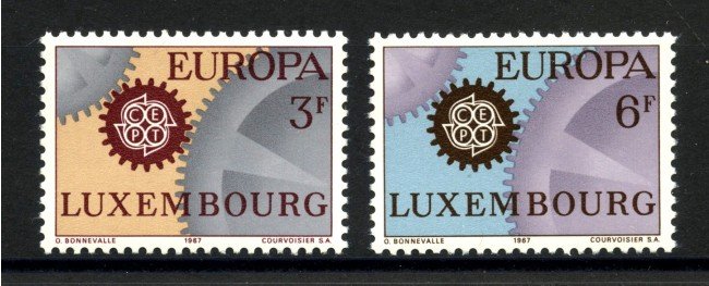 1967 - LOTTO/41253 - LUSSEMBURGO - EUROPA 2v. - NUOVI
