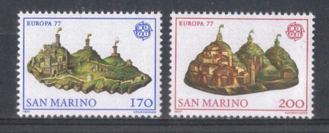 1977 - LOTTO/7974 - SAN MARINO - EUROPA 2V. - NUOVI
