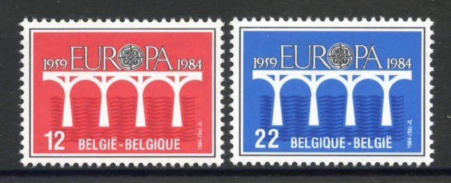 1984 - LOTTO/41261 - BELGIO - EUROPA 2v. - NUOVI