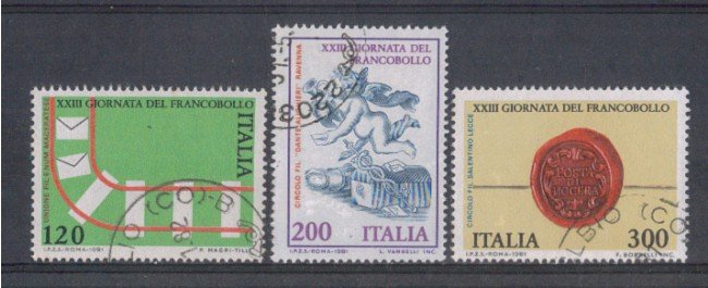 1981 - LOTTO/6756U - REPUBBLICA - GIORNATA FRANCOBOLLO - USATI