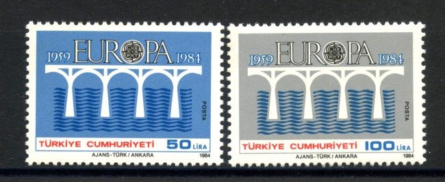 1984 - LOTTO/41264 - TURCHIA - EUROPA 2v. - NUOVI