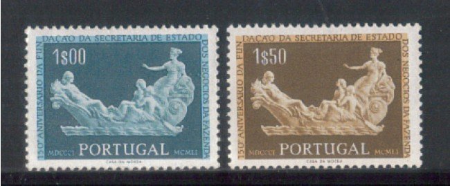 1954 - LOTTO/9751 - PORTOGALLO - MINISTERO FINANZE 2v. - NUOVI