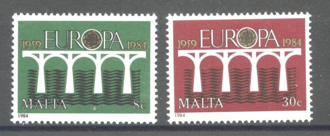 1984 - LOTTO/41283 - MALTA - EUROPA 2v. - NUOVI