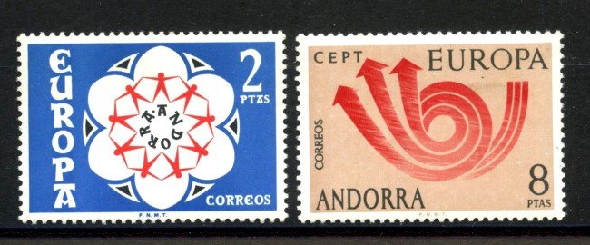 1973 - ANDORRA SPAGNOLA - LOTTO/41194 - EUROPA 2v. - NUOVI