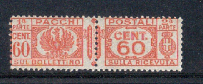 1927 - LOTTO/REGPP29N - REGNO - 60c. PACCHI POSTALI NUOVO