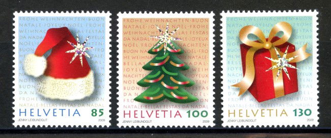 2009 - SVIZZERA - LOTTO/37722 - NATALE 3v. - NUOVI