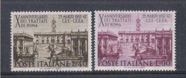 1967 - LOTTO/6462 - REPUBBLICA - TRATTATI DI ROMA