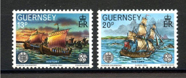 1982 - GUERNSEY - LOTTO/41450 - EUROPA 2v. - NUOVI