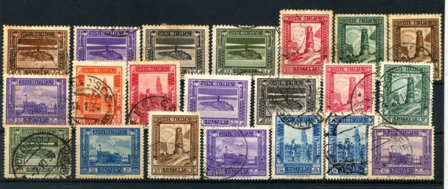 1932 /1935 - SOMALIA ITALIANA - LOTTO/47455 - PITTORICA  21 FRANCOBOLLI DIFFERENTI