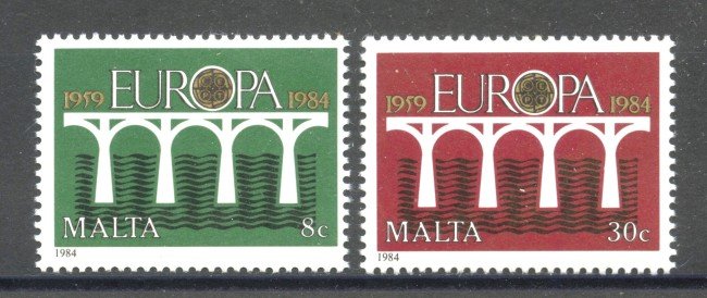 1984 - LOTTO/41272 - MALTA - EUROPA 2v. - NUOVI