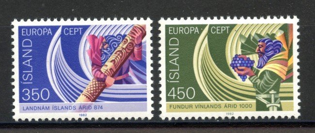 1982 - ISLANDA - LOTTO/41430 - EUROPA 2v. - NUOVI
