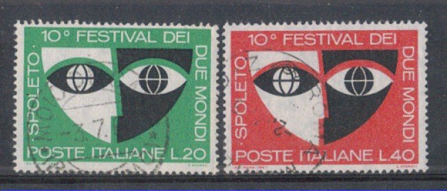 1967 - LOTTO/6468U - REPUBBLICA - FESTIVAL DI SPOLETO USATI